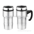 2013 best stainless steel travel coffee mug with handle